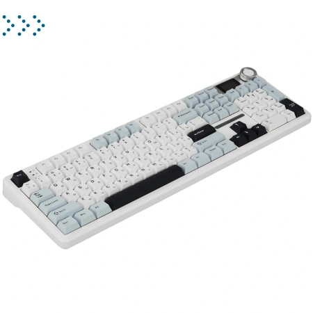 Клавиатуры AULA F108 Pro Light Blue-White-Black